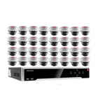 Hikvision 32CH Security System NVR KIT 32 PoE Dome IP Camera 2MP HD W/8TB HDD