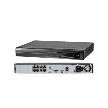 DS-2CD1123G0-I & DS-7608NI-K1/8P HIKVISION 2MP 8CH IP Camera Security System