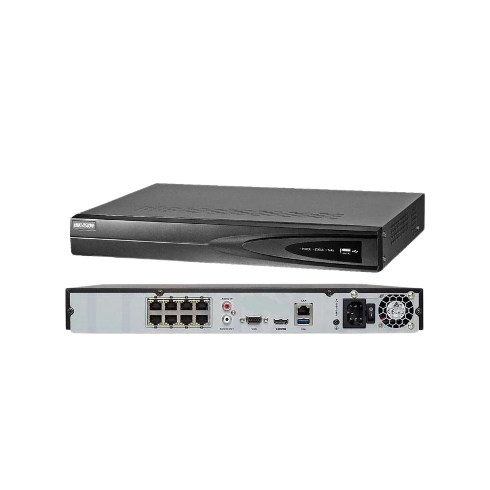 DS-2CD1123G0-I & DS-7608NI-K1/8P HIKVISION 2MP 8CH IP Camera Security System