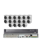 HIKVISION 4K 16CH CCTV KIT SECURITY CAMERA SYSTEM MINI DOME TURBO HD W/AUDIO