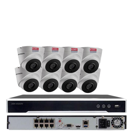 Hikvision 8 Channel 4K CCTV Security Camera System 8MP PoE 4MP IP Dome kit 2TB