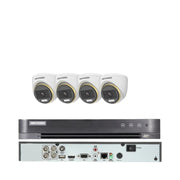 Hikvision 4K 4CH CCTV Security Camera System W/4 2MP ColorVu HD Turret