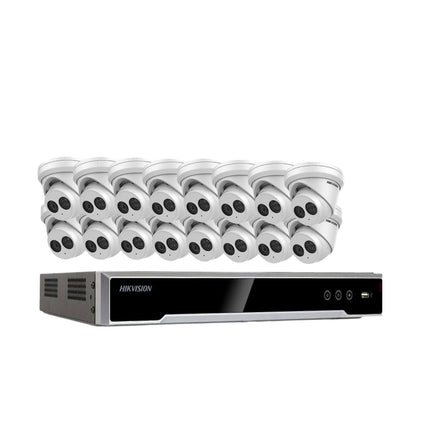 Hikvision Acusense 4K 16ch PoE CCTV System 8MP Mic IP Camera DS-2CD2383G2-IU Lot