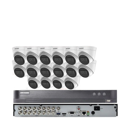 Hikvision AcuSense Security System KIT 4K-UHD Cameras 5MP Outdoor PURPLE HDD