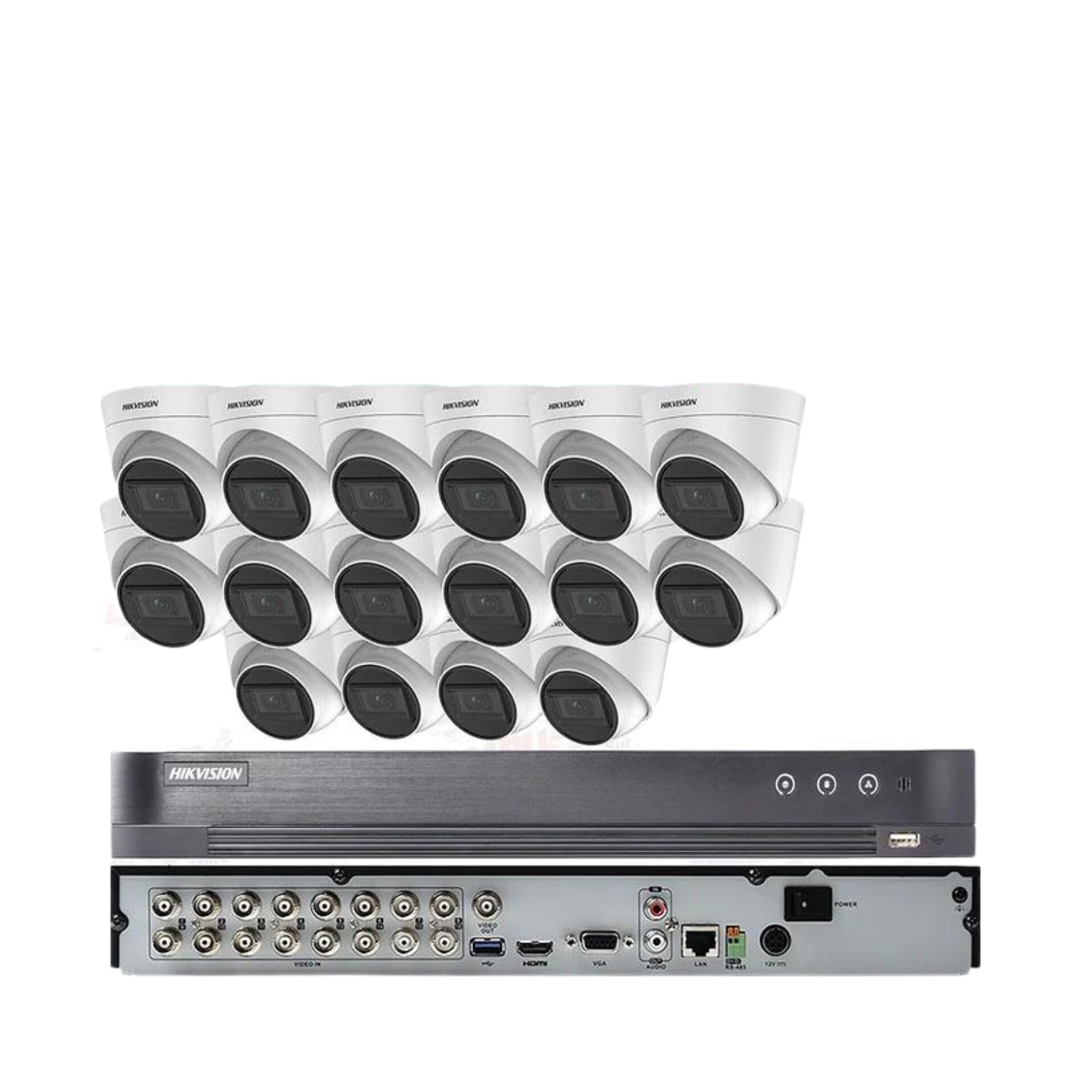 Hikvision AcuSense Security System KIT 4K-UHD Cameras 5MP Outdoor PURPLE HDD