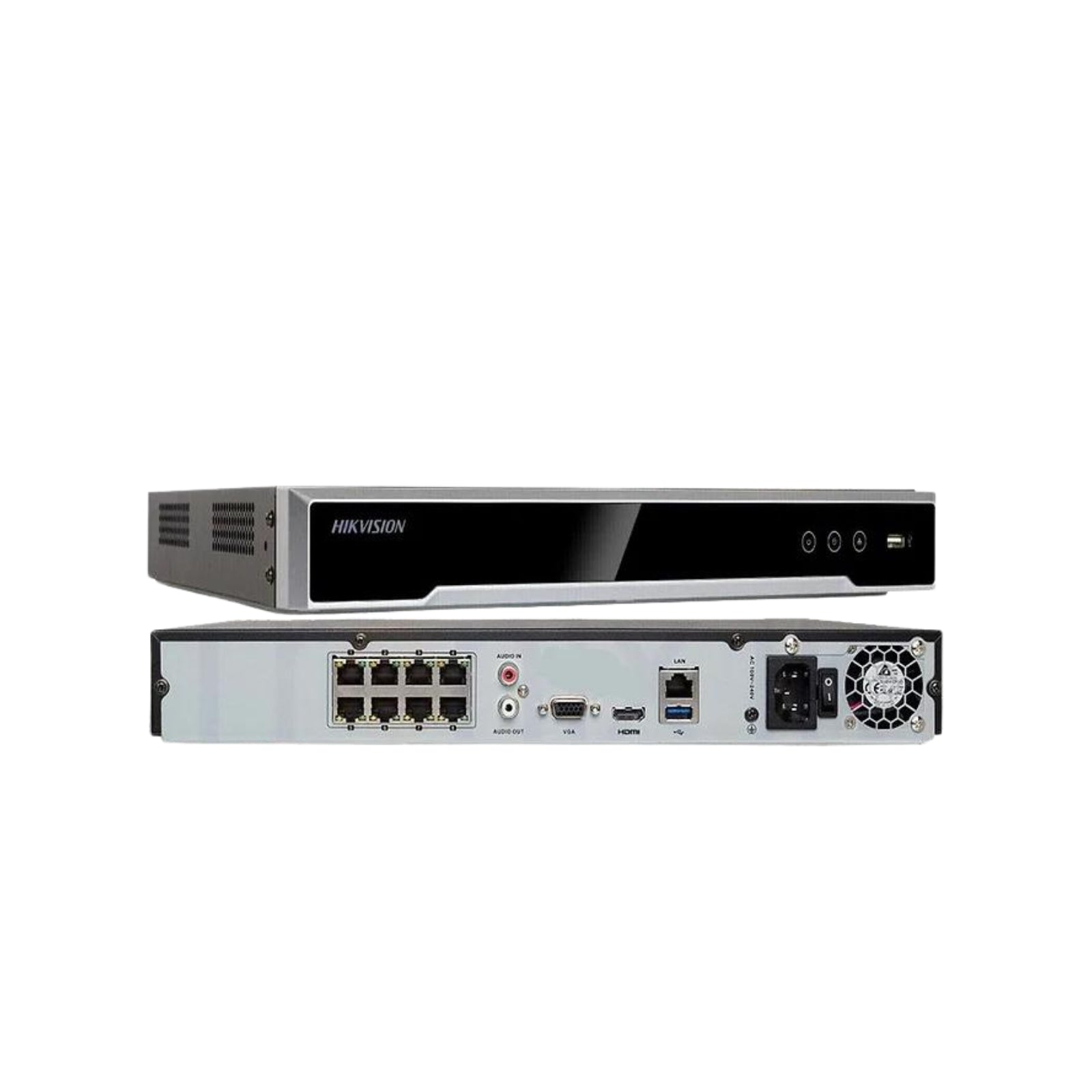 DS-7608NI-I2/8P Hikvision 8CH 12MP NVR 8 Channel POE Hard Drive Purple Optional