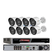 Hikvision 32MP 8CH POE Security Camera System 8K NVR W/Bullet 4MP Built In Audio