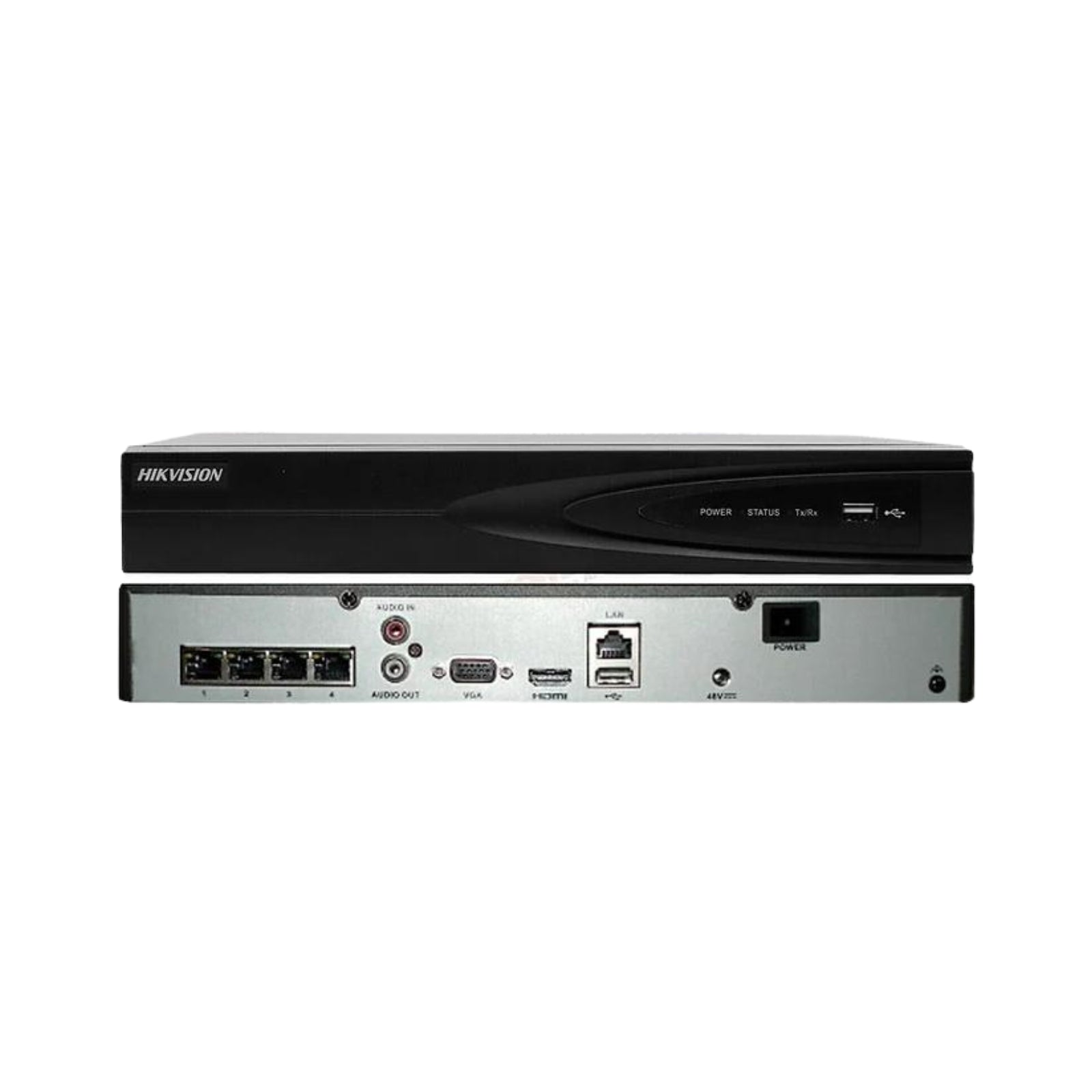 DS-7604NI-Q1/4P Hikvision 4CH NVR 6MP W/4CH POE H.264 HD HDMI H-264