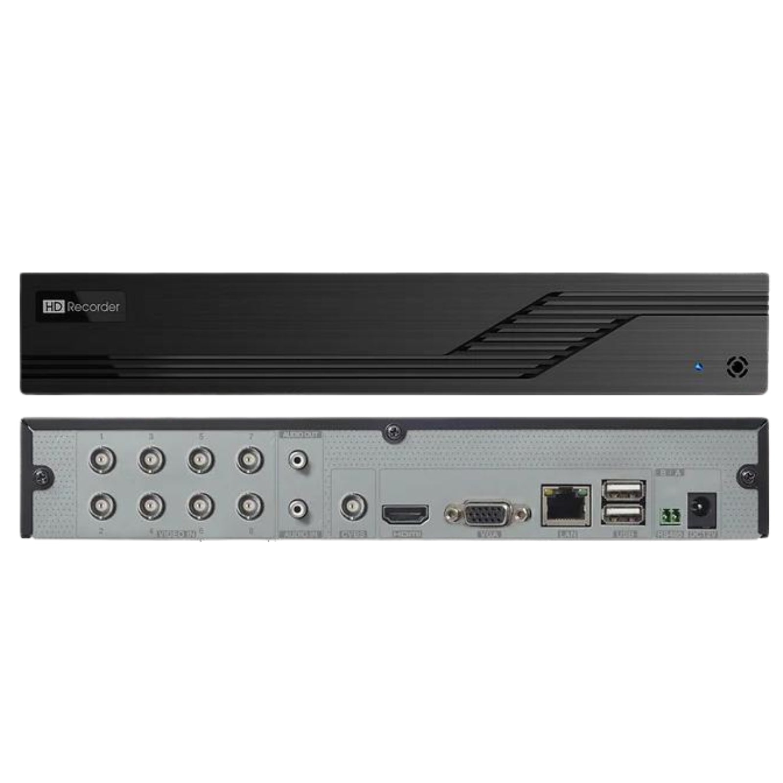 ED8008H5-B DVR 8CH Titanium TVI / AHD CVI IP Hybrid XVR +2CH