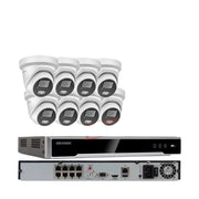 Hikvision 4K 8ch IP PoE Security System 4 MP ColorVu Turret  w/ resolution