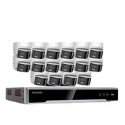Hikvision 4K 16ch IP PoE Security System 4 MP Panoramic ColorVu Turret