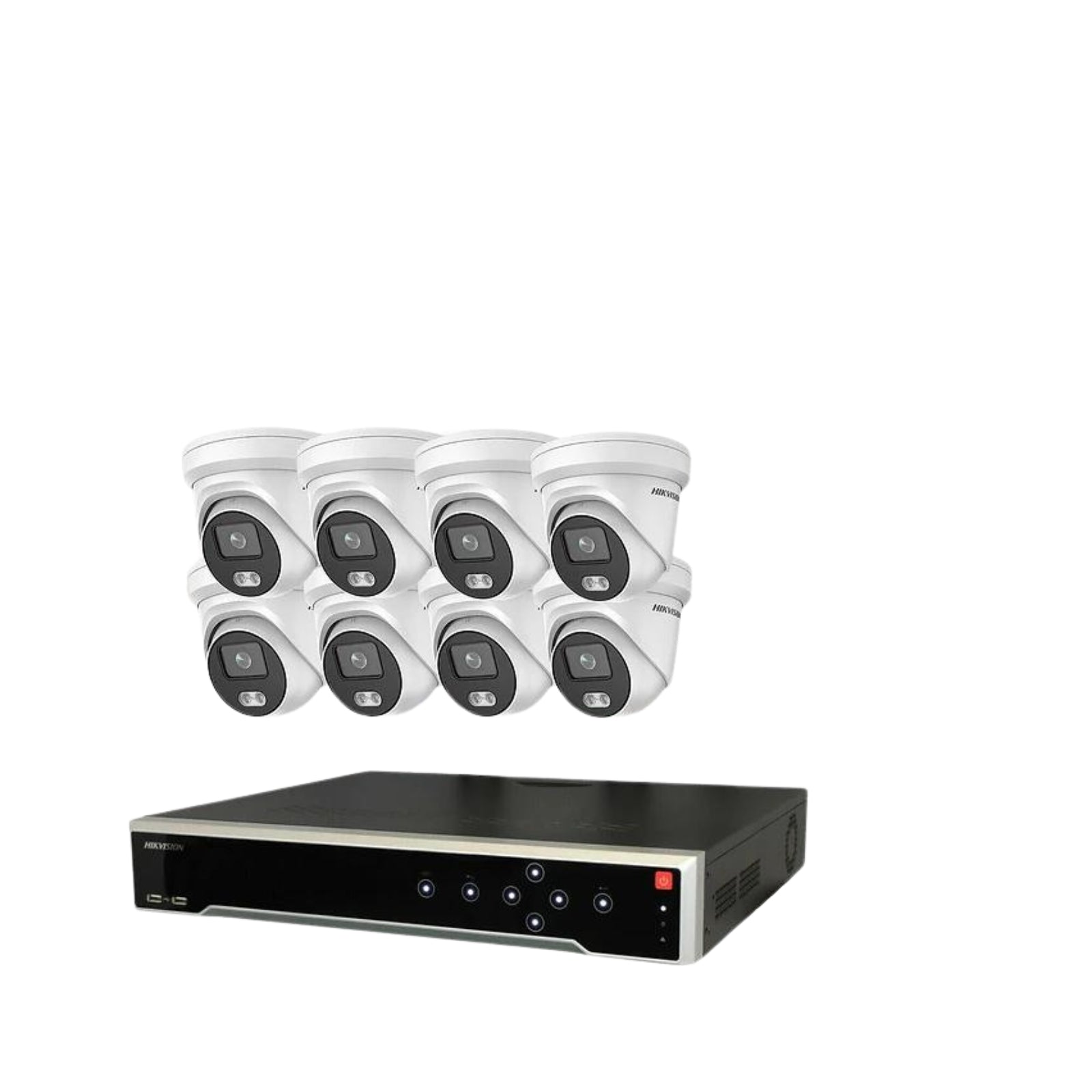 Hikvision 4K 16ch IP PoE Security System 4 MP ColorVu Turret  w/ resolution