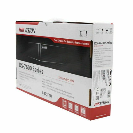 DS-2CD1323G0-I Hikvision 4K 4CH 4 PoE NVR 2MP Security IP Camera CCTV System