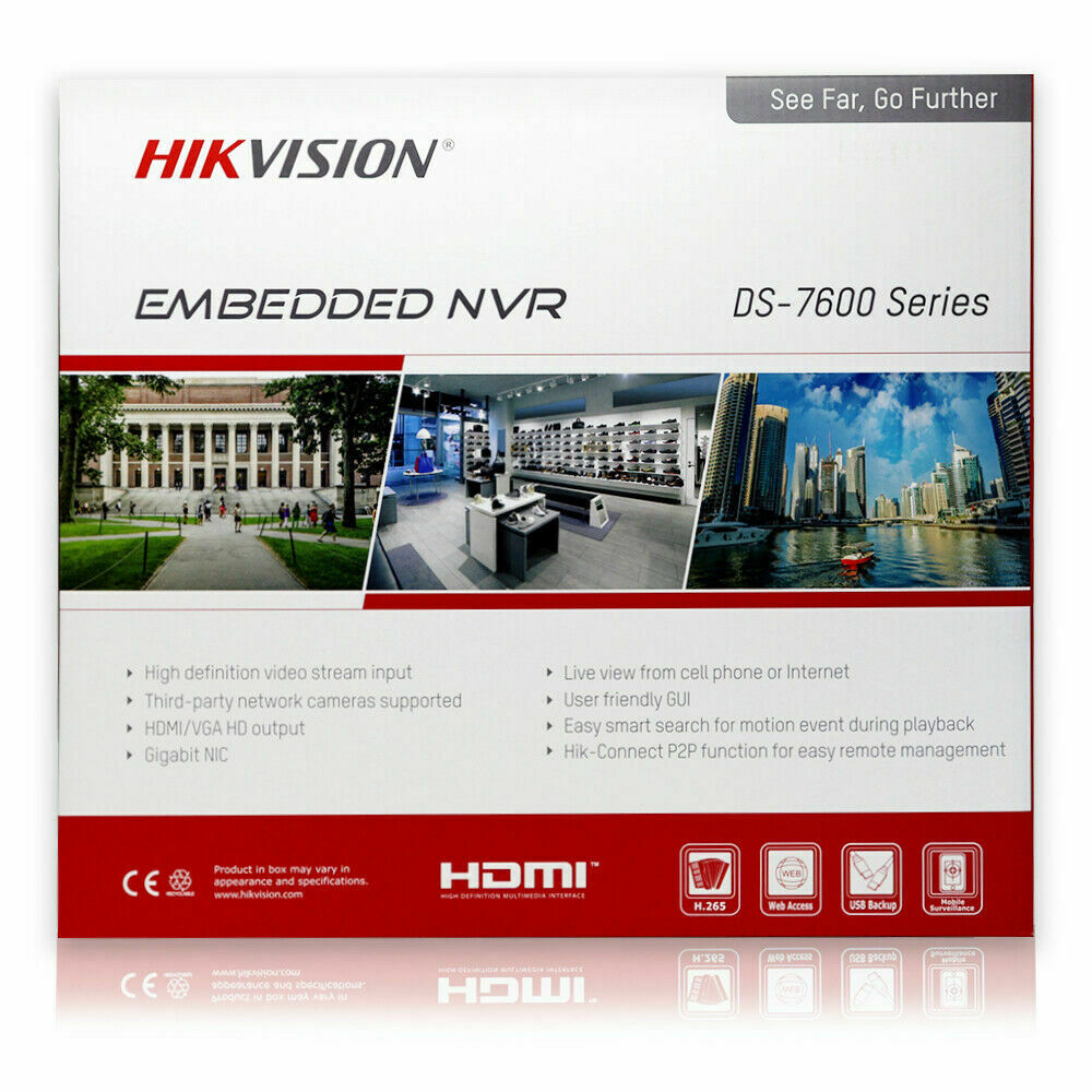 DS-7208HQHI-K2 DVR 8CH Hikvision Turbo HD 4K interface Hard disk optional