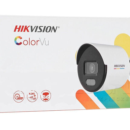 Hikvision DS-2CD1047G0-LUF 4MP ColorVu Security IP Camera Full Color POE W/Audio