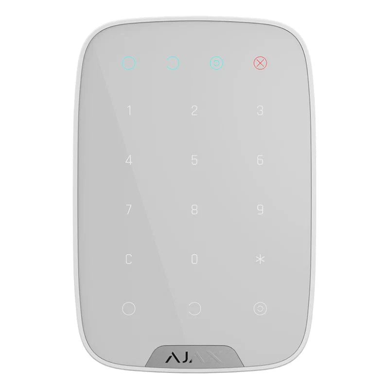 Ajax keypad, wireless, intrusion, White