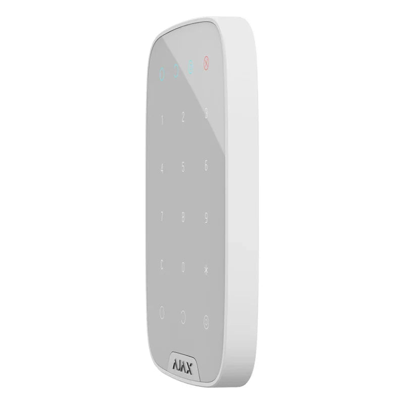 Ajax keypad, wireless, intrusion, White